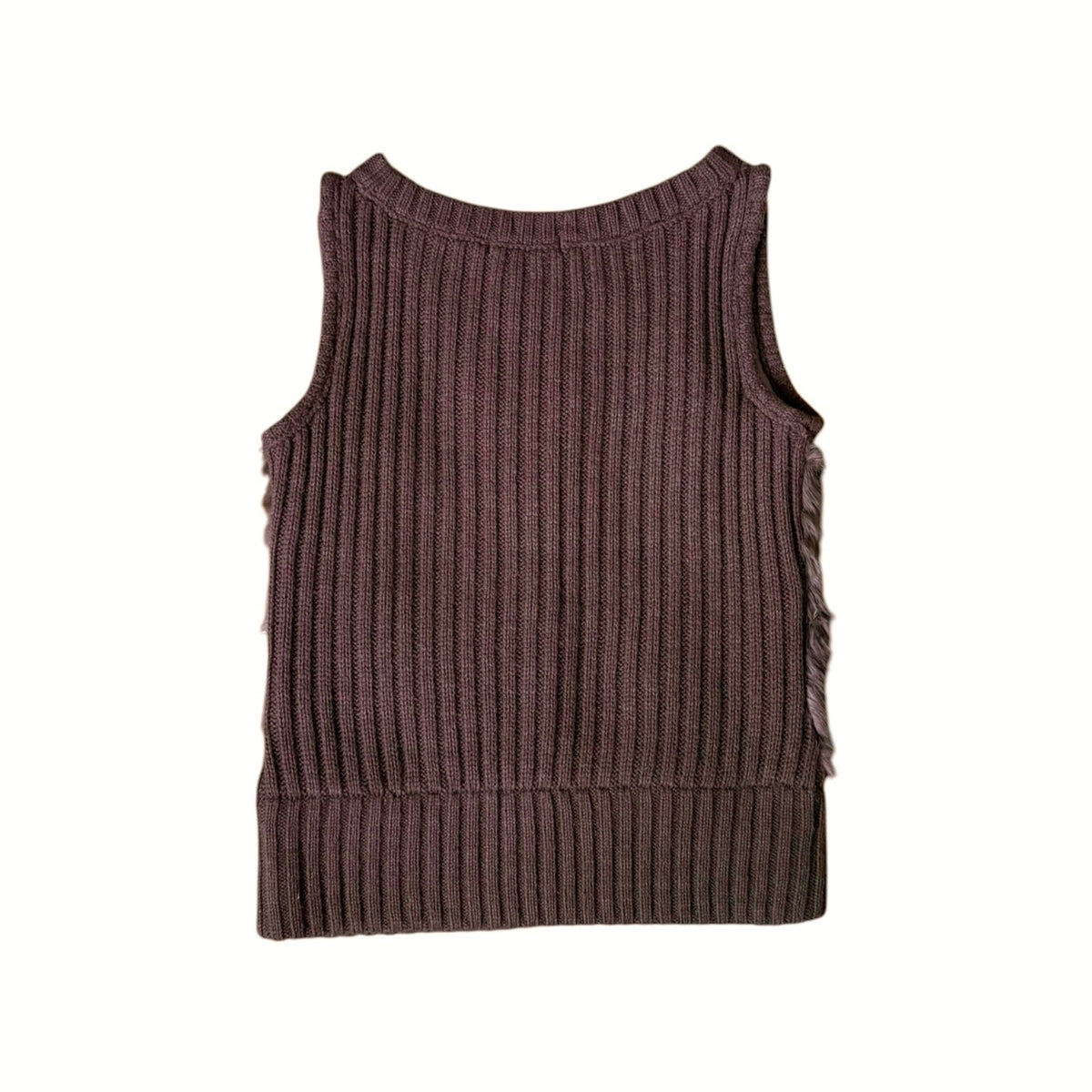 Vintage Fur Sweater Vest