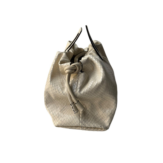 Staud Cream Snake Shirley Caryall Bag