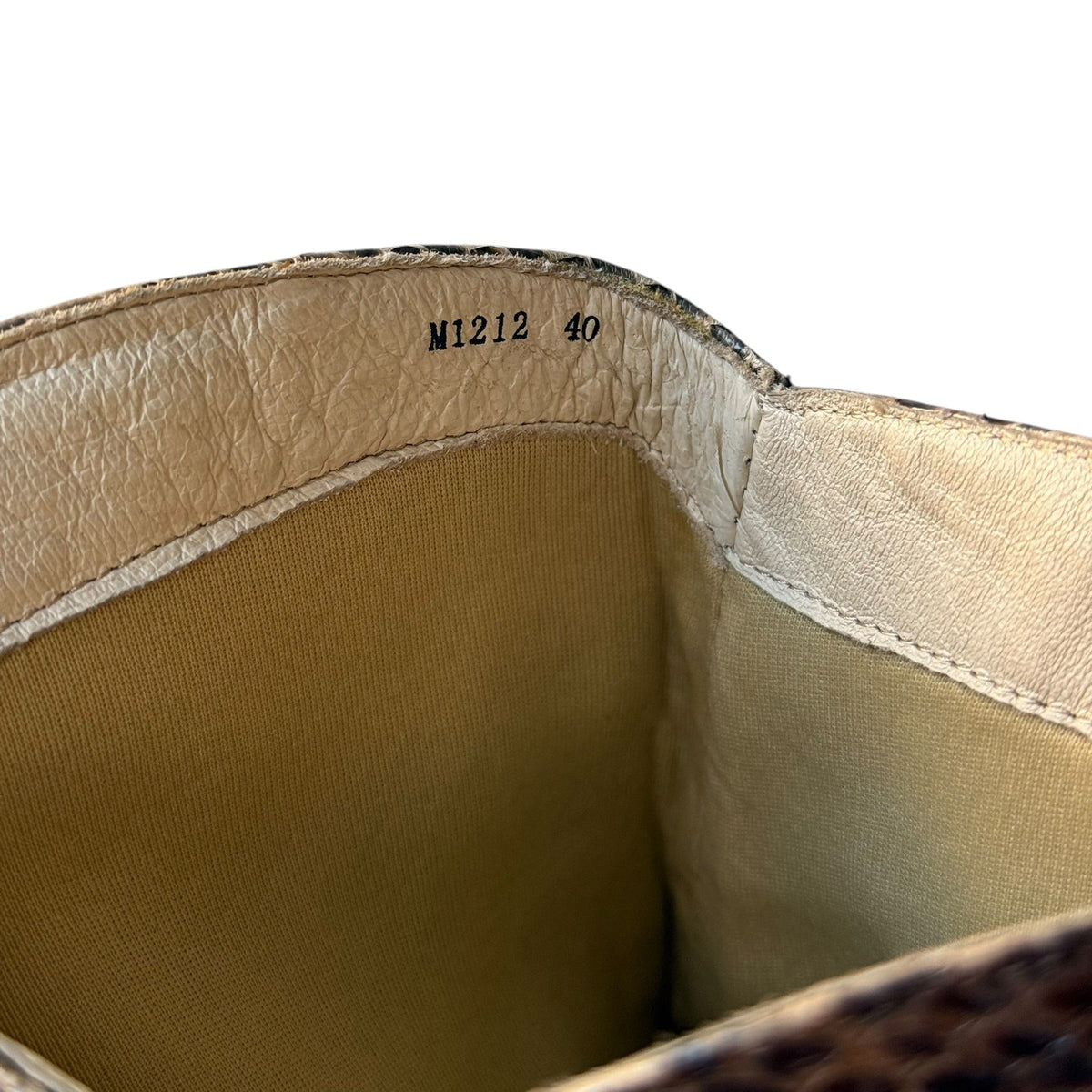 El Dantes Tan Suede & Snakeskin Boot