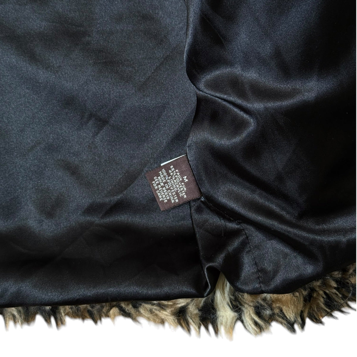 Vintage Cheetah Faux Fur Short Sleeve