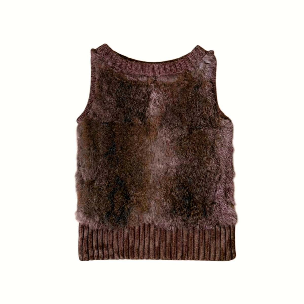 Vintage Fur Sweater Vest