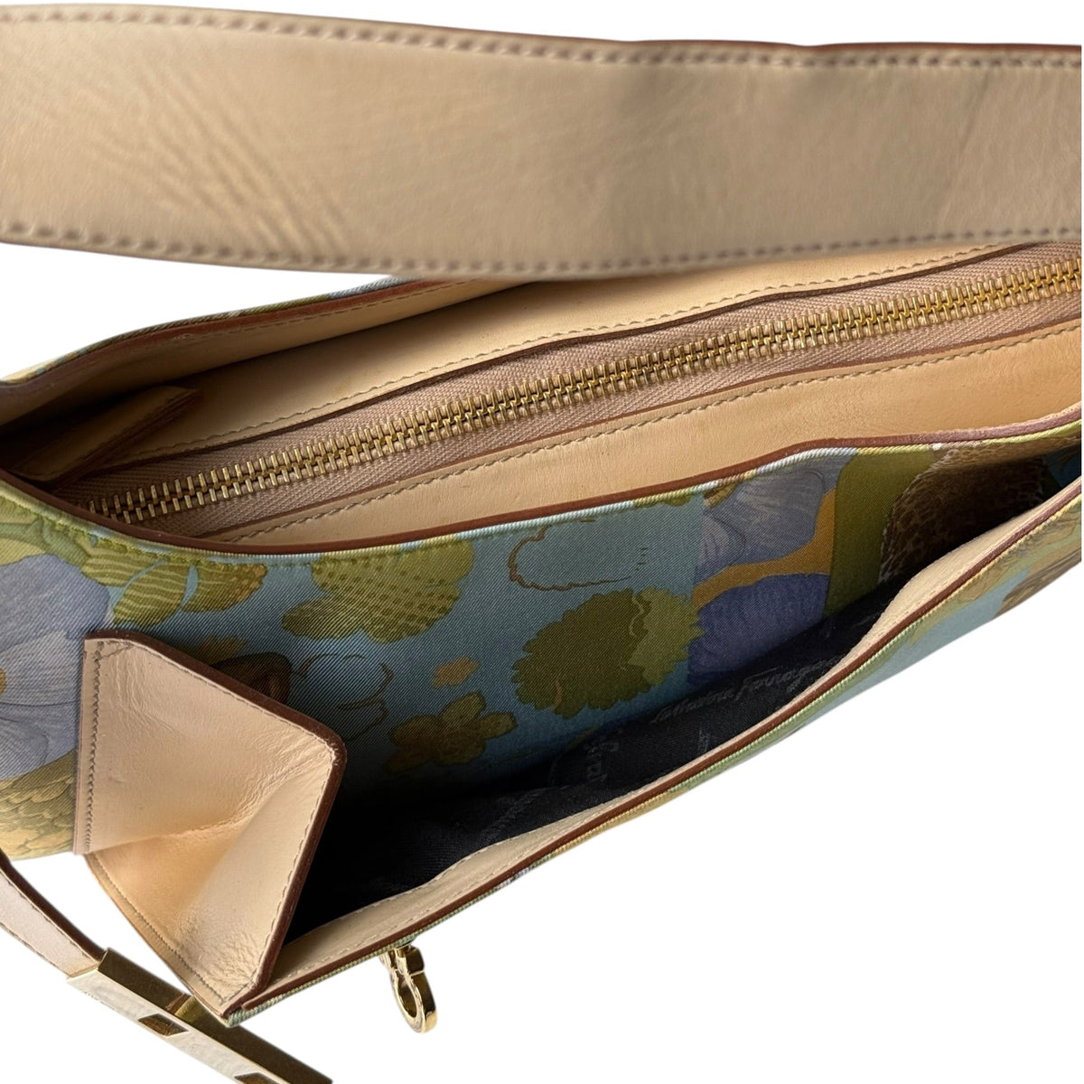 Salvatore Ferragamo Jungle Leopard Gancio Shoulder Bag