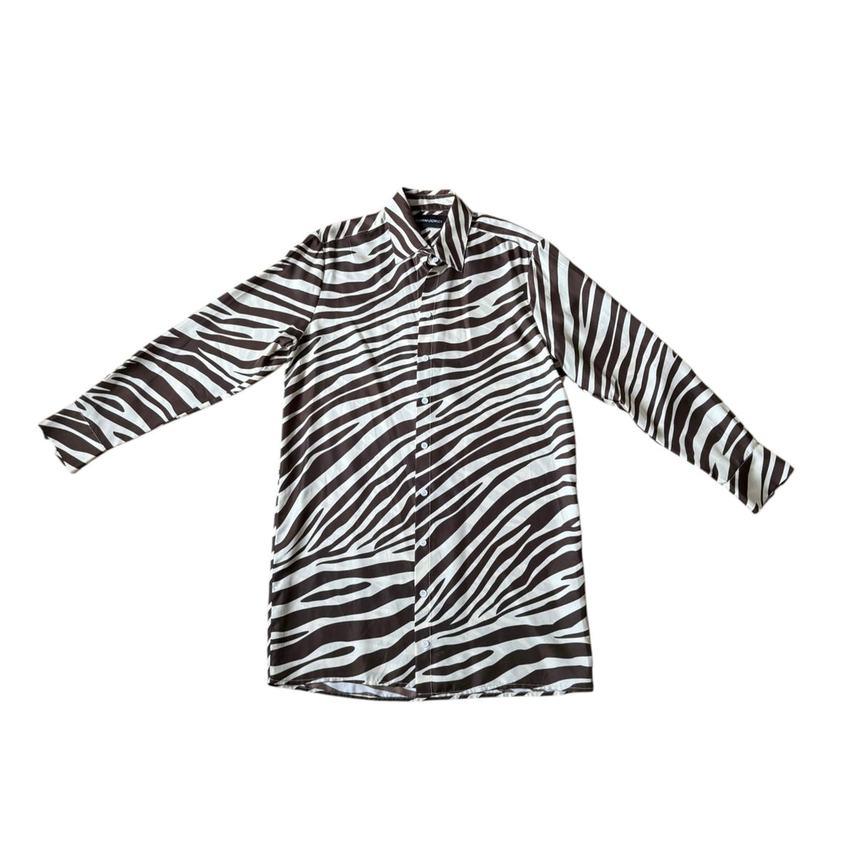 Cynthia Rowley Zebra Button Down Dress