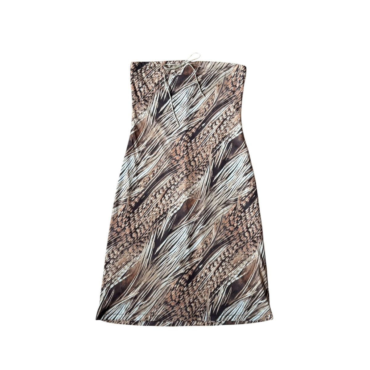 Vintage Strapless Midi Dress