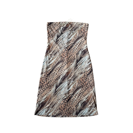 Vintage Strapless Midi Dress