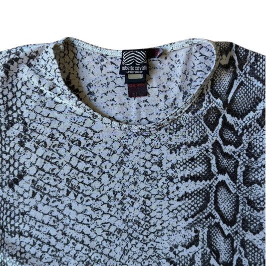 Roberto Cavalli Animal Print Long Sleeve