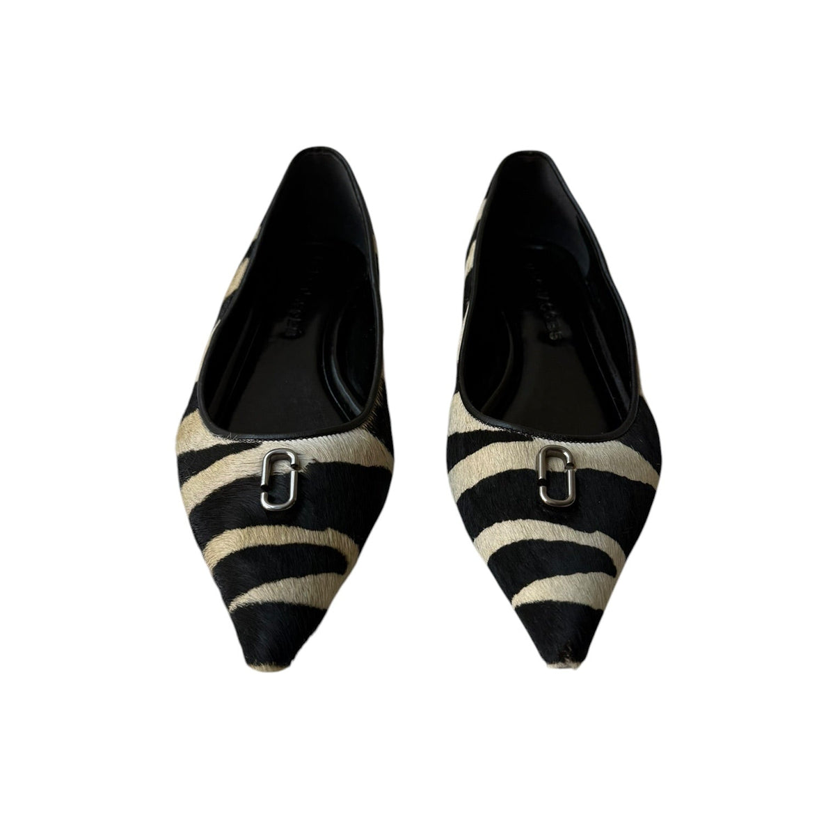 Marc Jacobs Zebra Pointed Toe Flats