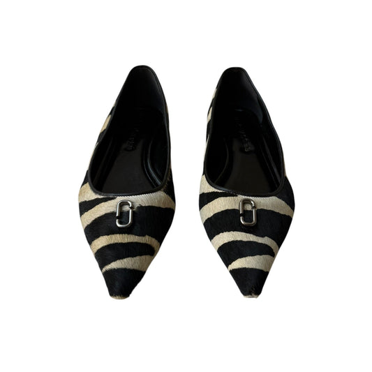 Marc Jacobs Zebra Pointed Toe Flats