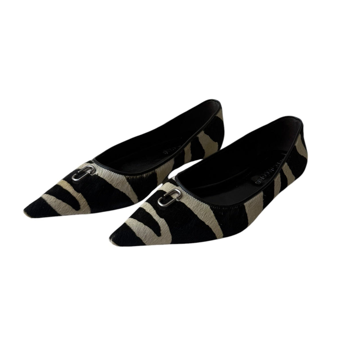 Marc Jacobs Zebra Pointed Toe Flats