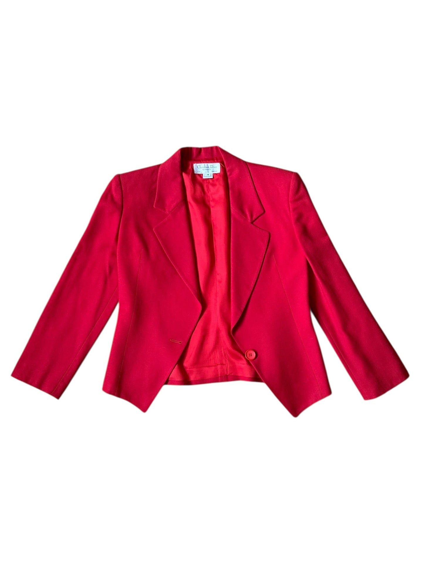 Christian Dior Red Blazer
