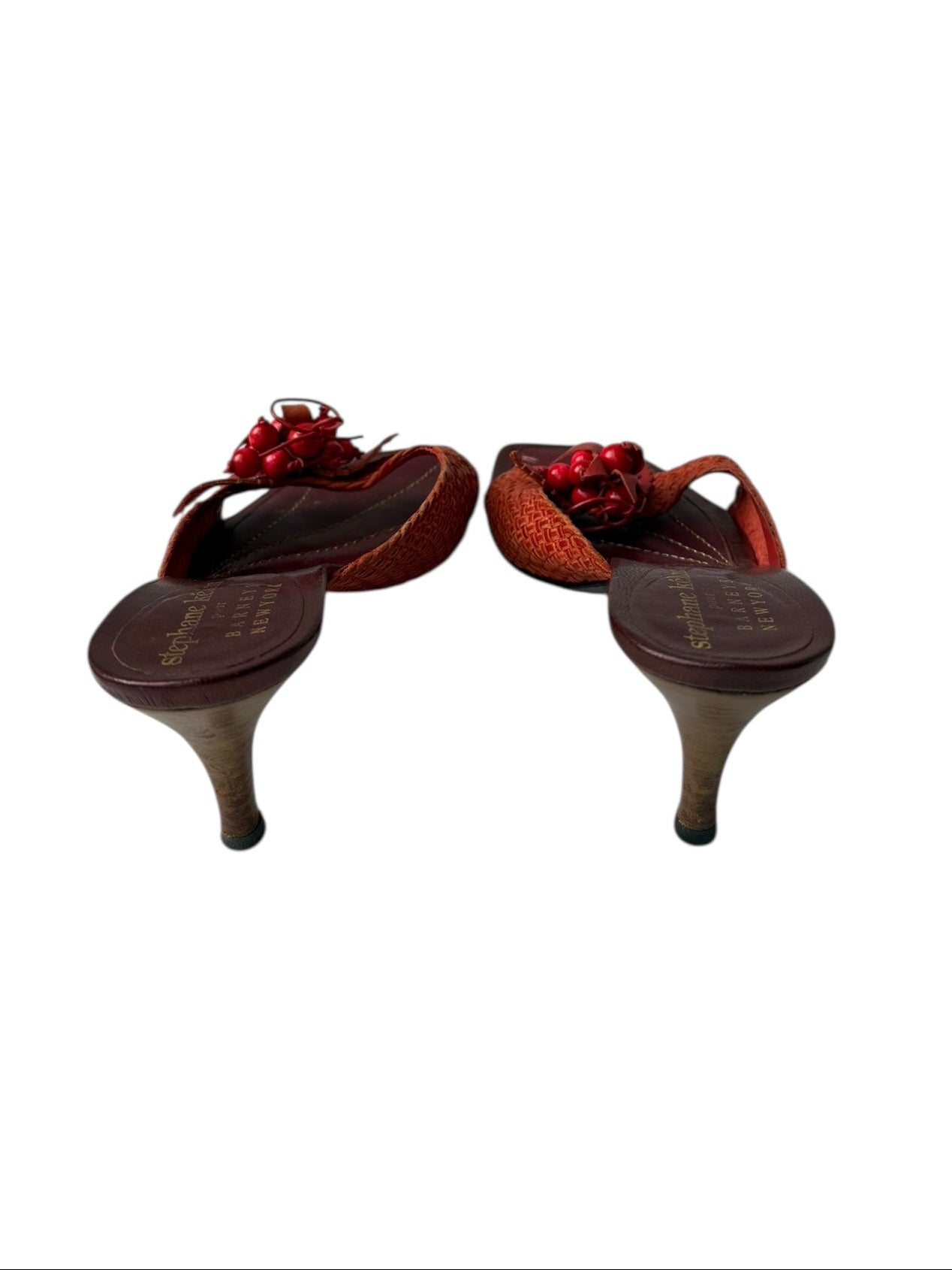 Stephane Kelian Woven Berries Sandal Heels