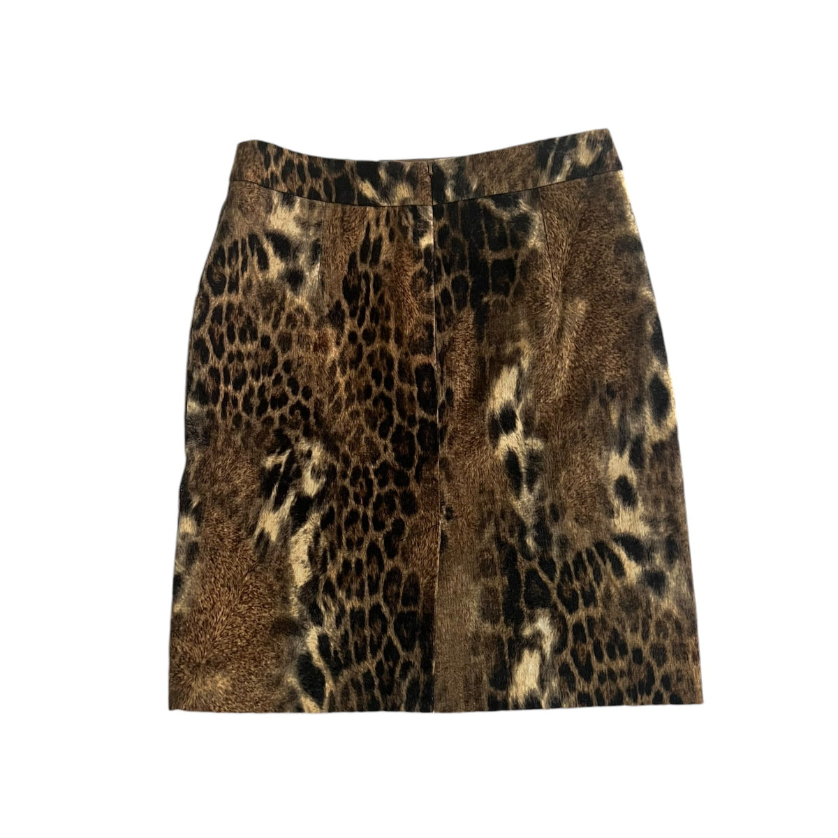 Vintage Leopard Print Skirt