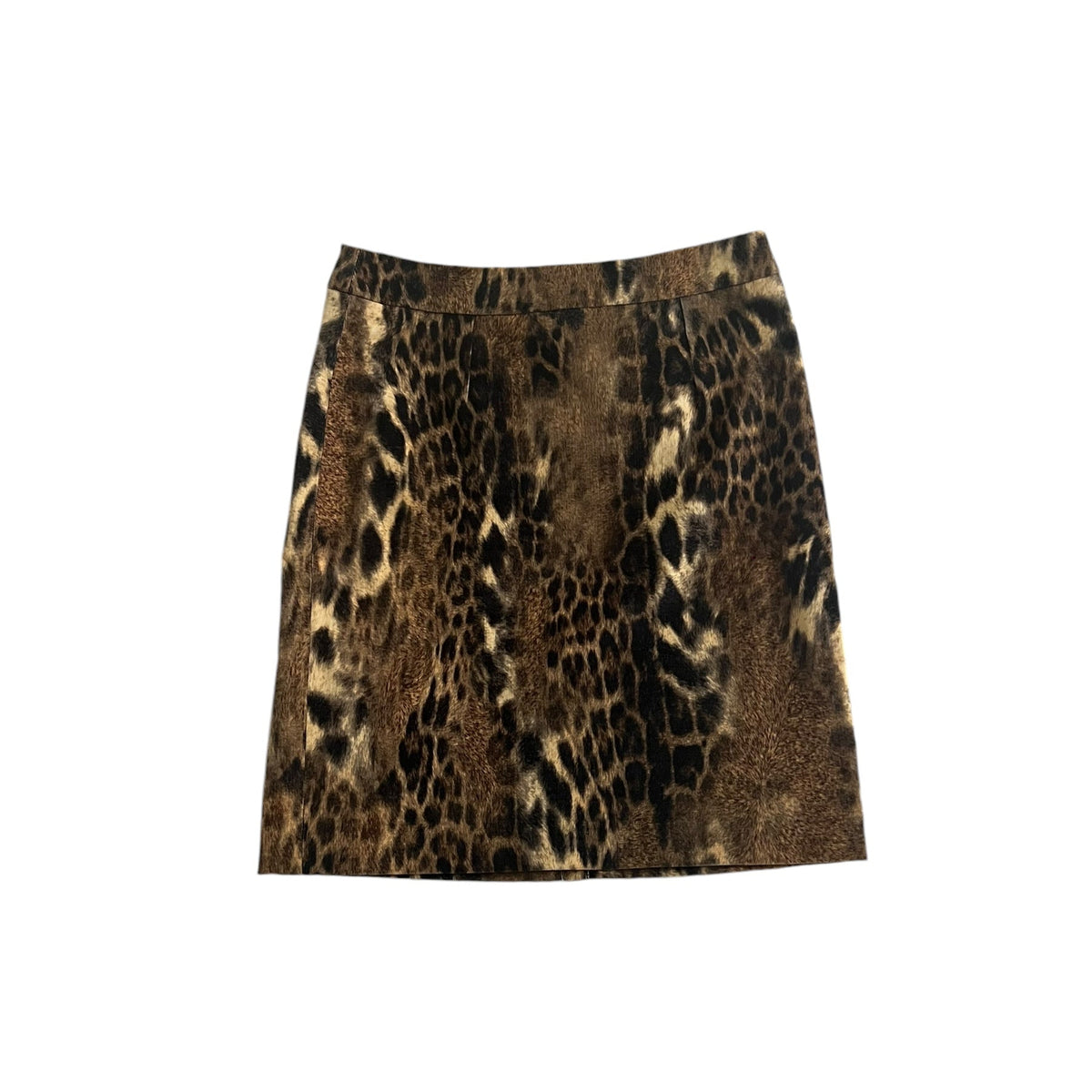 Vintage Leopard Print Skirt