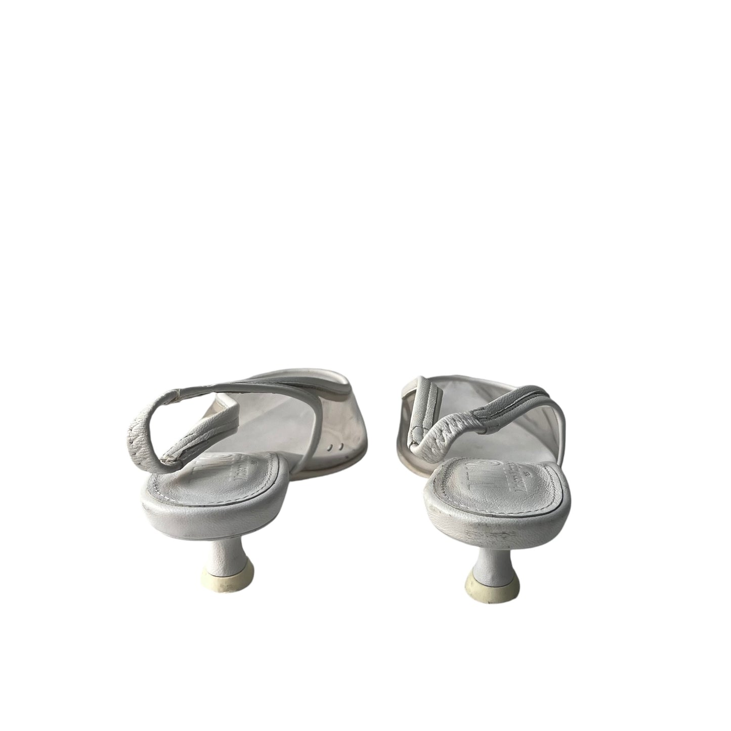 Maison Margiela Clear Slingback Kitten Heels