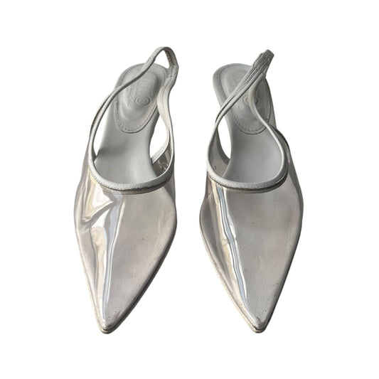 Maison Margiela Clear Slingback Kitten Heels