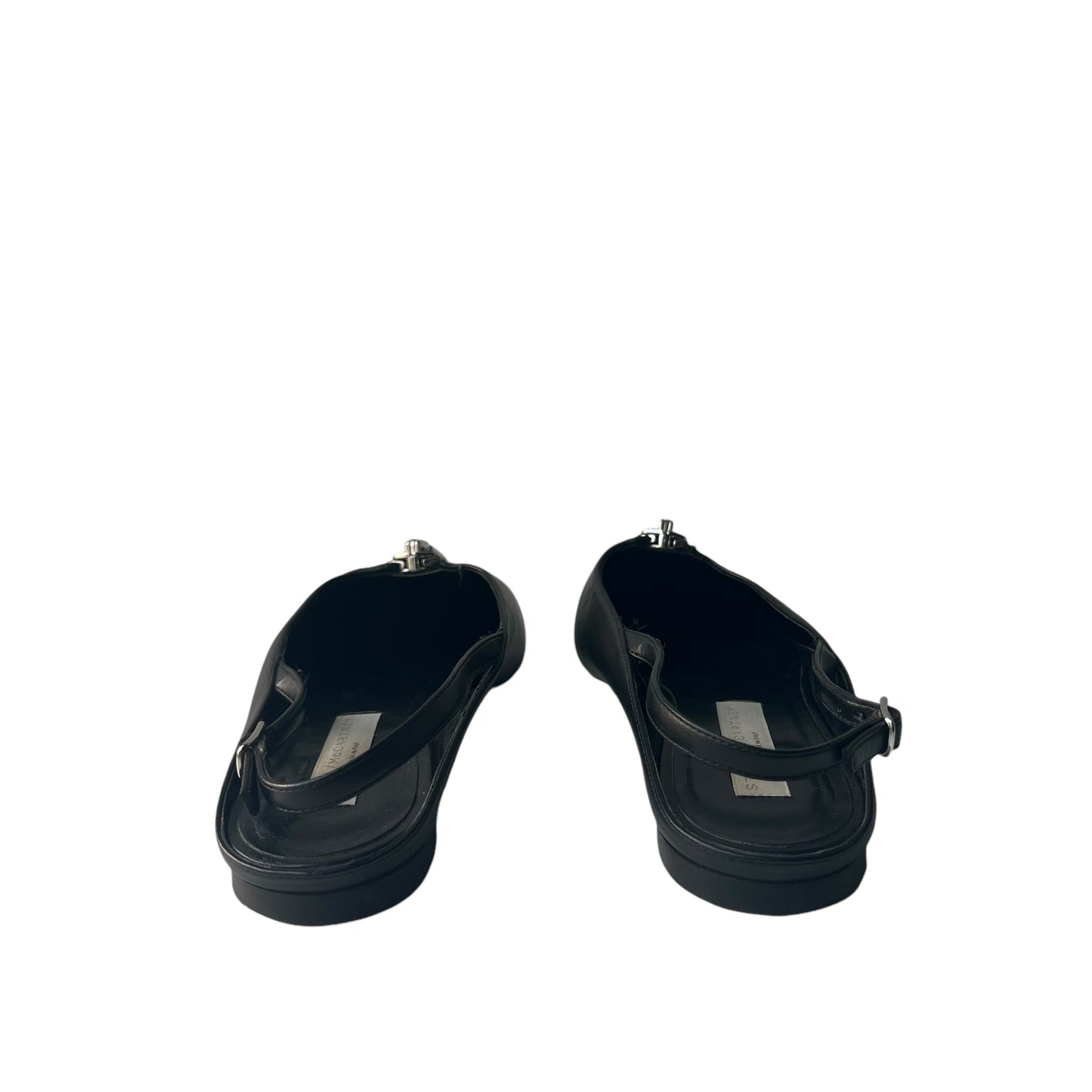 Stella McCartney Pointed Toe Zipper Slingback Flats