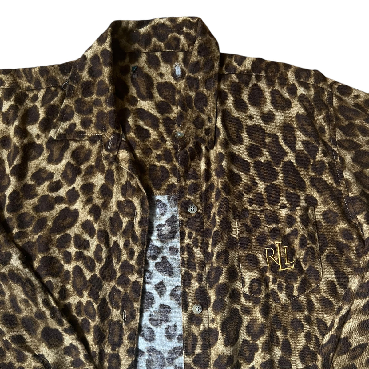 Ralph Lauren Cheetah Print Button Down