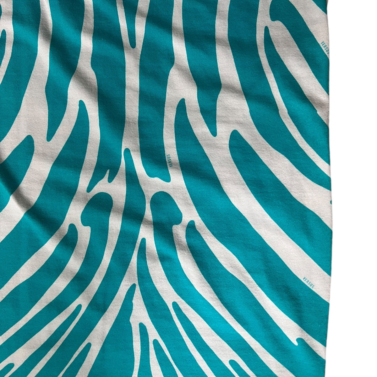 Versus by Versace Blue Zebra Dress